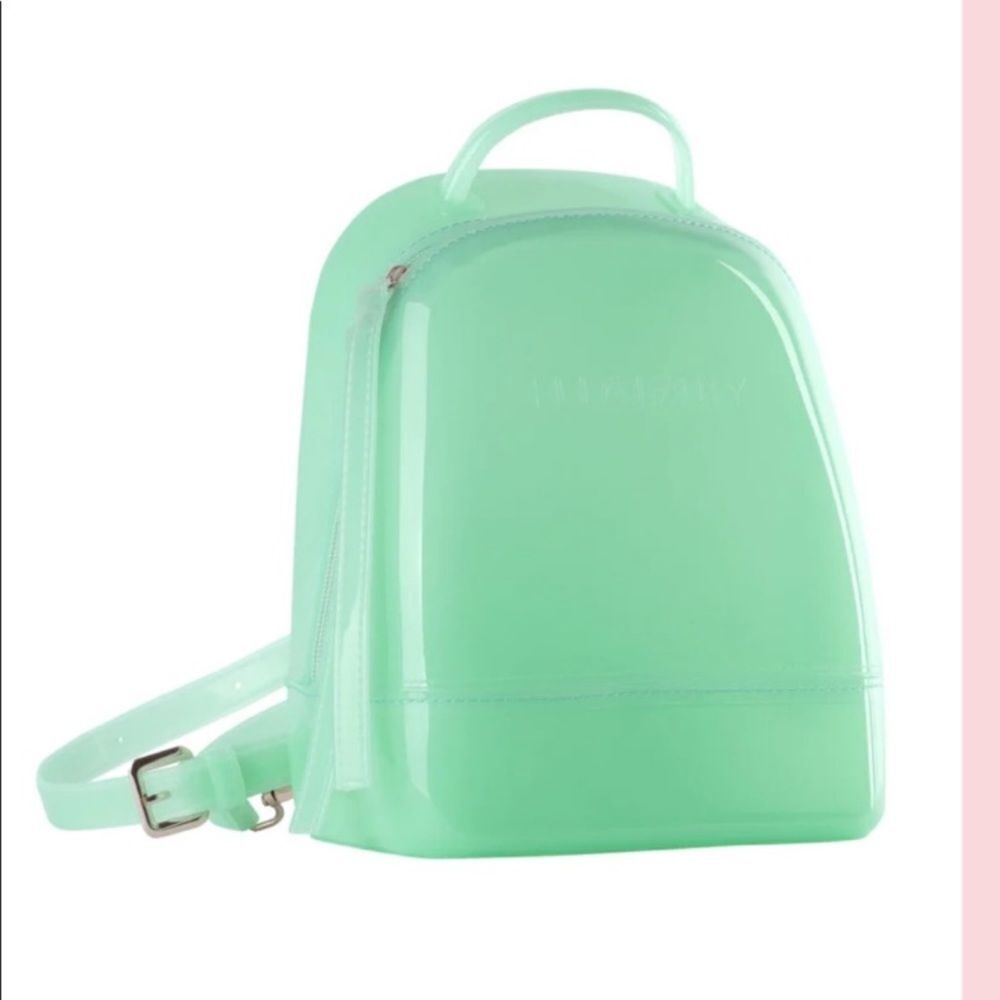 HUDA BEAUTY Light Green Backpack